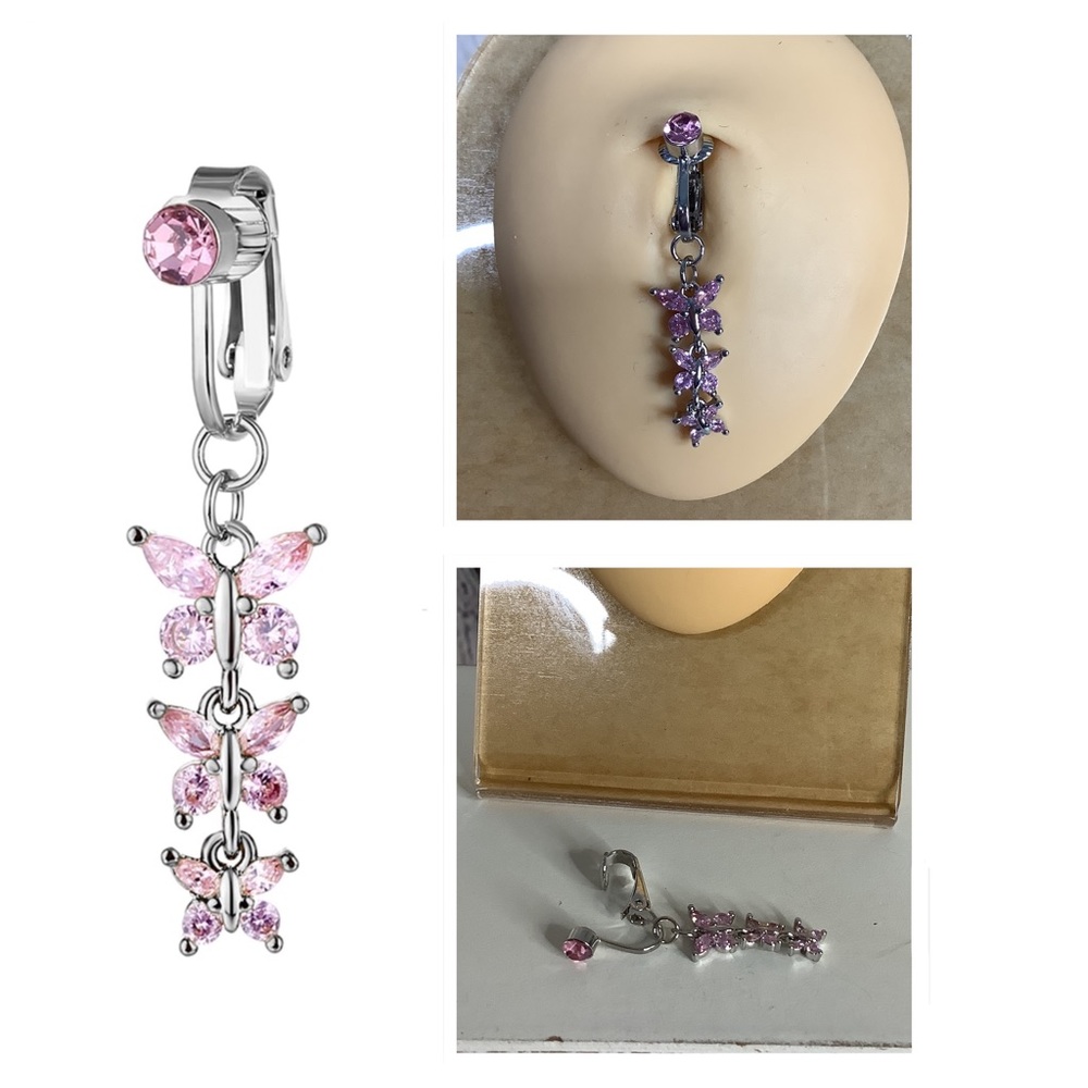 Clip-On Belly Button Ring